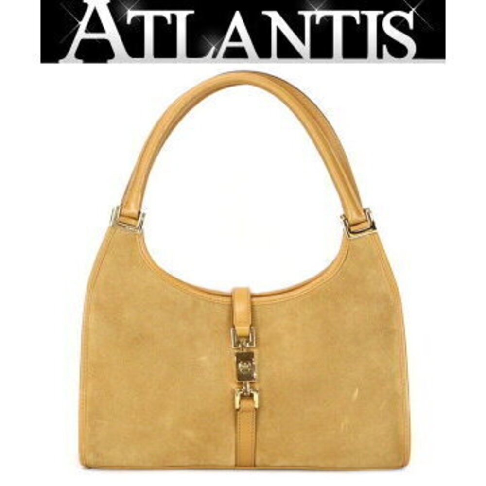 Gucci Jackie handbag Camel Tan Brown Tan suede